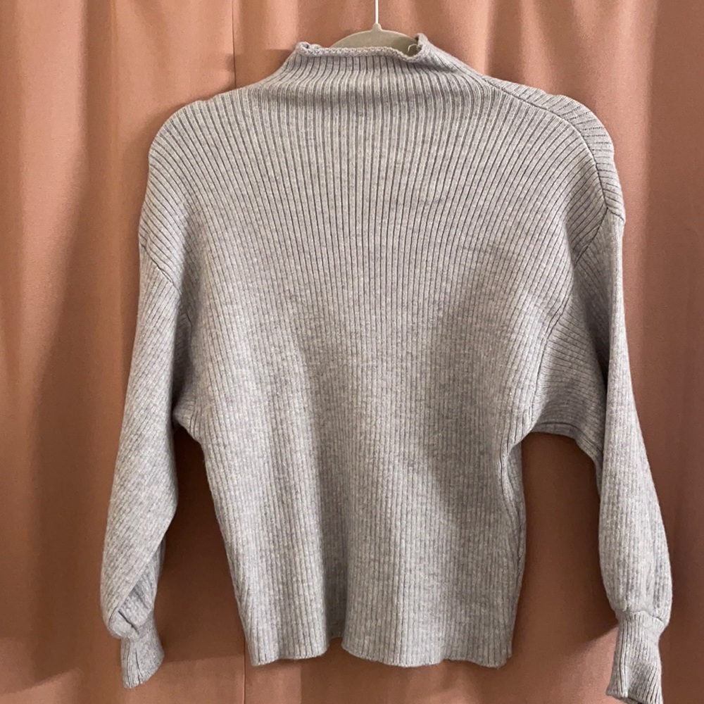Gray Turtle Neck Sweater